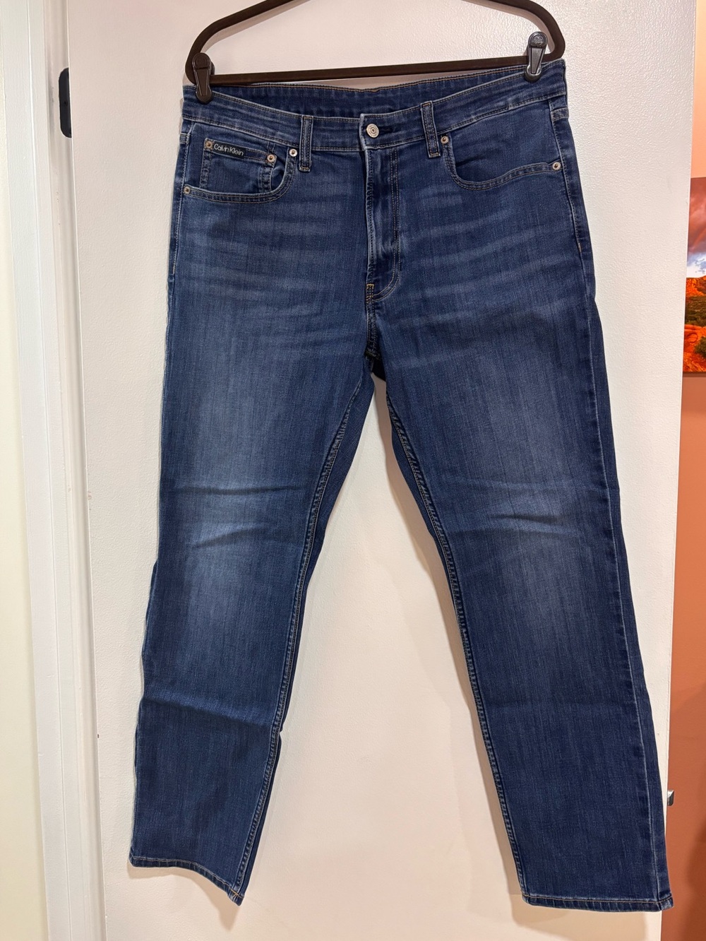 Calvin Klein Indigo Slim Straight Men's Jeans 36x30